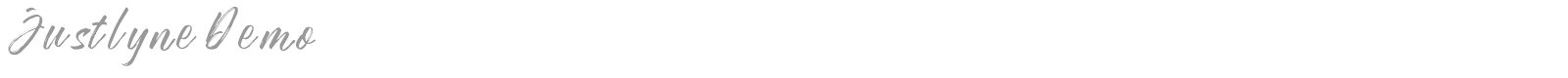 Justlyne font preview